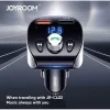 Bluetooth FM Transmitter + Joyroom 2xUSB szivargyújtós töltő fekete (JR-CL02) thumbnail