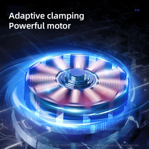 Joyroom JR-ZS219 műszerfalra helyezhető autós telefontartó és QI vezeték nélküli töltő fekete - 4