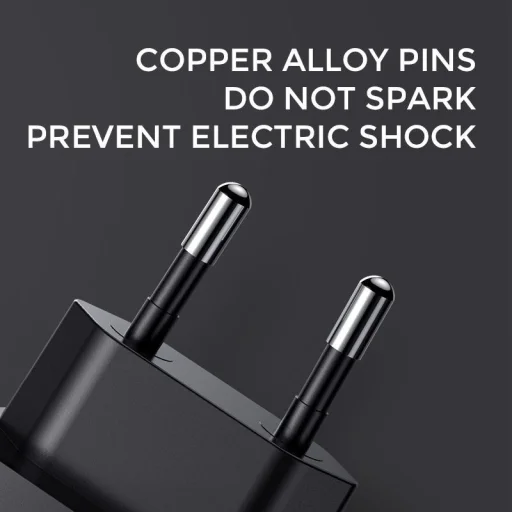 JOYROOM L-QP182 1xUSB-A ÉS 1xUSB-C HÁLÓZATI TÖLTŐ ADAPTER 18W PD3.0/QC3.0 FEKETE - 8