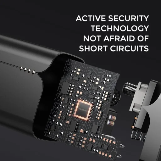 JOYROOM L-QP182 1xUSB-A ÉS 1xUSB-C HÁLÓZATI TÖLTŐ ADAPTER 18W PD3.0/QC3.0 FEKETE - 9