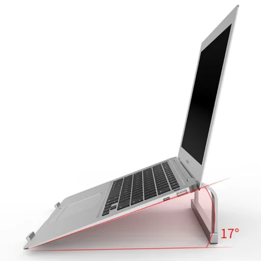Tech-Protect Alustand ''2'' Univerzális Laptop Állvány Ezüst - 7