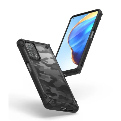 Ringke Fusion X tok XIAOMI MI 10T/MI 10T PRO terepmintás fekete (XDXI0018) - 3