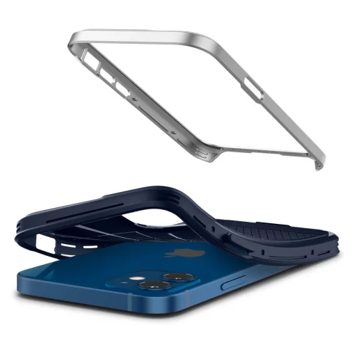 Spigen Neo Hybrid tok iPhone 12 mini Satin Silver (ACS02259) - 8