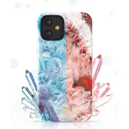 iPhone 12 mini Kingxbar Agate Series tok piros - 3