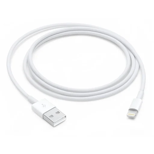 Apple MXLY2ZM/A gyári USB - Lightning kábel 1m fehér - 1