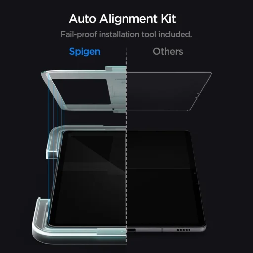 Spigen Glas.TR Slim EZ Fit ochranné tvrdené sklo + inštalačný rámček Samsung Galaxy Tab S7 11.0 T870 / T875 (AGL02032) - 2