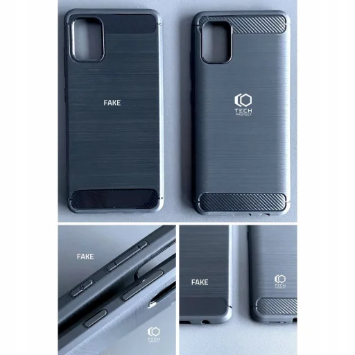 Tech-Protect carbon mintájú TPU tok Xiaomi Poco M3 fekete - 4