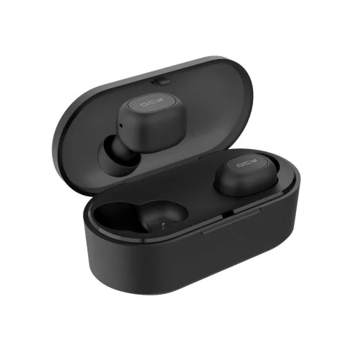 QCY T2C TWS BassFix Vezeték nélküli fülhallgató Bluetooth 5.0 fekete - SÉRÜLT CSOMAGOLÁS! - 1