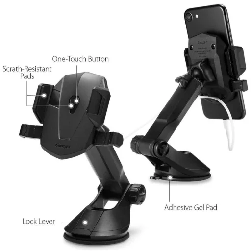 Spigen Kuel Signature TS35 (AP12) Univerzális autós tartó műszerfalra fekete (000CG20917) - 2