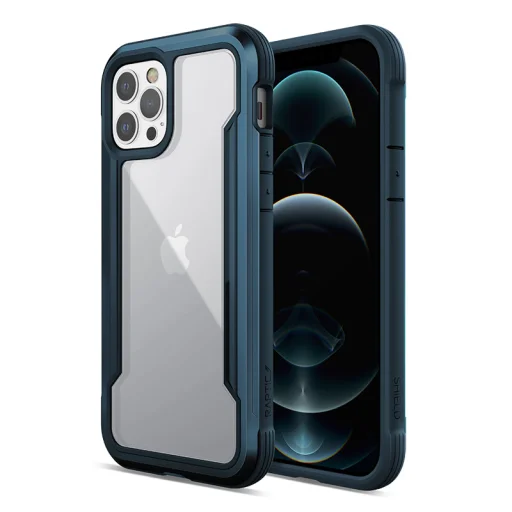 X-Doria Raptic Shield iPhone 12 Pro Max alumínium tok kék - 2