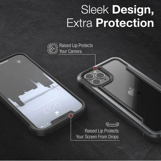 X-Doria Raptic Shield iPhone 12 Pro Max alumínium tok kék - 5