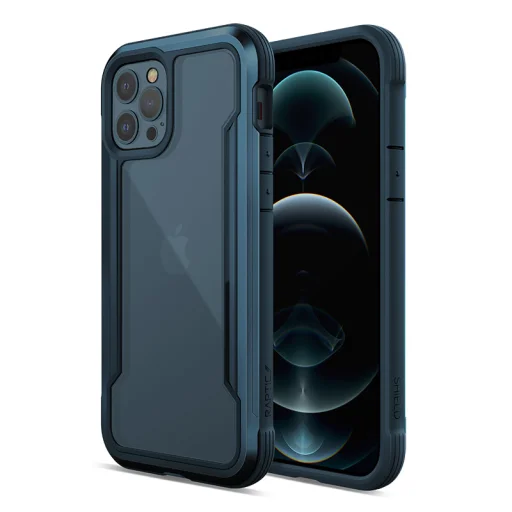 X-Doria Raptic Shield iPhone 12 Pro Max alumínium tok kék - 1