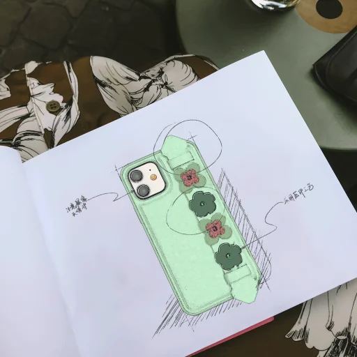 iPhone 12/ 12 Pro Kingxbar Sweet Series Swarovski kristállyal dekorált tok kék - 4