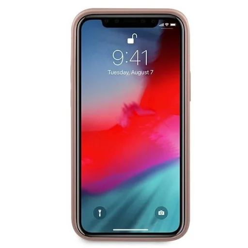 Guess GUHCP12SIGLRG Iridescent kemény tok iPhone 12 mini rózsa arany - 6