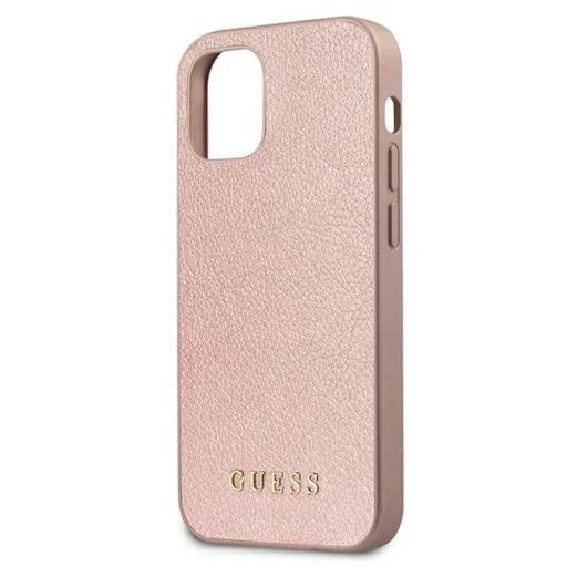 Guess GUHCP12SIGLRG Iridescent kemény tok iPhone 12 mini rózsa arany - 7