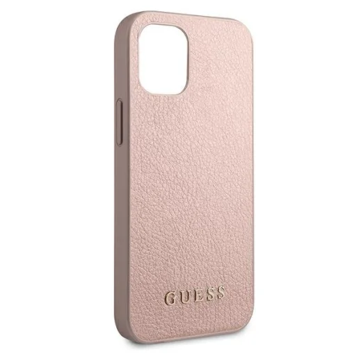 Guess GUHCP12SIGLRG Iridescent kemény tok iPhone 12 mini rózsa arany - 9