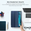 Samsung Galaxy Tab A7 10.4 T500/ T505 Infiland Smart Stand Tok Sötétkék thumbnail