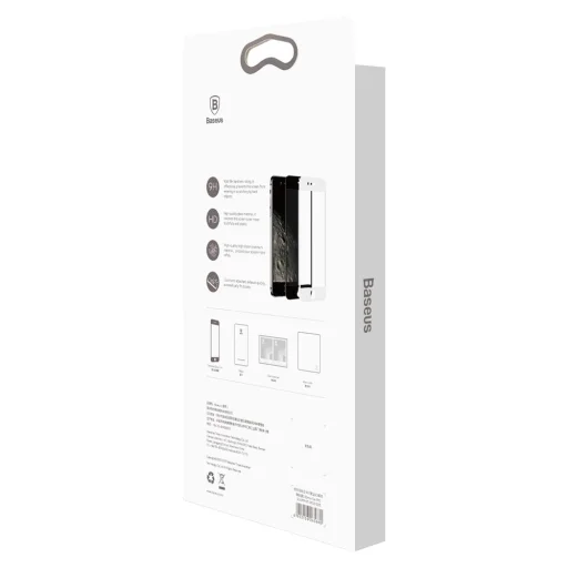 Baseus 0.23mm domború kijelzővédő üvegfólia iPhone 7/8/SE 2020 fehér (SGAPIPH8N-GPE02) - 7