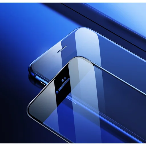 iPhone SE 2020 / iPhone 8 / iPhone 7  Baseus 0.23mm Anti-Blue light kijelzővédő üvegfólia fehér (SGAPIPH8N-HPE02) - 20