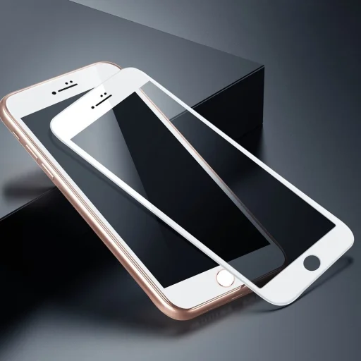 Baseus 2x 0.23 mm 9H Anti-Spy kijelzővédő üvegfólia iPhone SE 2020 / 8 / 7 fehér (SGAPIPH8N-ATG02) - 8