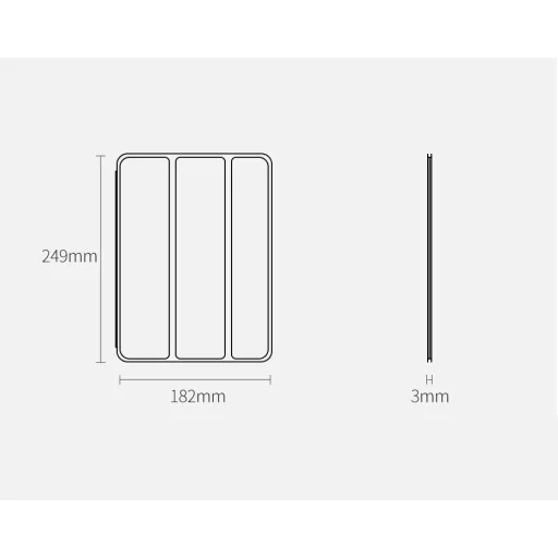 Baseus Simplism mágneses tok iPad Air 10.9 (2020) kék (LTAPIPD-GSM03) - 20