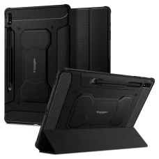 SAMSUNG GALAXY TAB S7+ PLUS 12.4 T970/T976 čierne puzdro Spigen Rugged Armor Pro