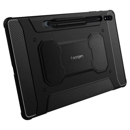 SAMSUNG GALAXY TAB S7+ PLUS 12.4 T970/T976 čierne puzdro Spigen Rugged Armor Pro - 6
