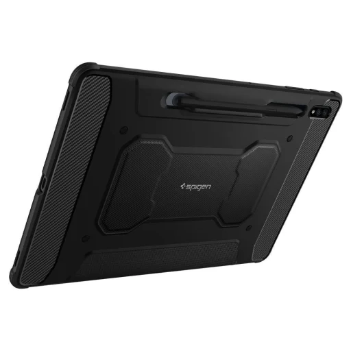 SAMSUNG GALAXY TAB S7+ PLUS 12.4 T970/T976 čierne puzdro Spigen Rugged Armor Pro - 9
