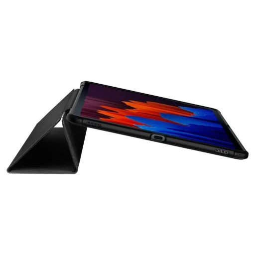 SAMSUNG GALAXY TAB S7+ PLUS 12.4 T970/T976 čierne puzdro Spigen Rugged Armor Pro - 5