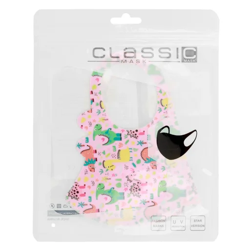 Mintás gyermek orr- és szájmaszk design 2 - 2