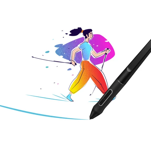 Digitális rajztábla Huion Kamvas 12 - 7