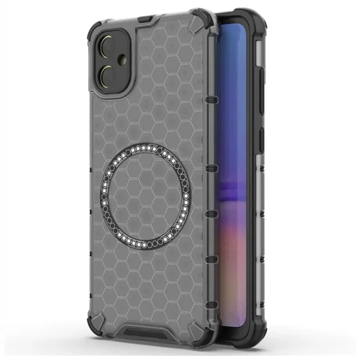  Techsuit - HoneyComb Páncél MagSafe - Samsung Galaxy A05 - Fekete tok - 1