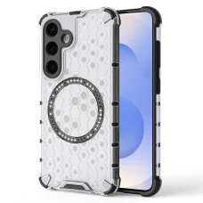  Techsuit - Méhsejt Pajzs MagSafe - Samsung Galaxy S25 - Fehér tok
