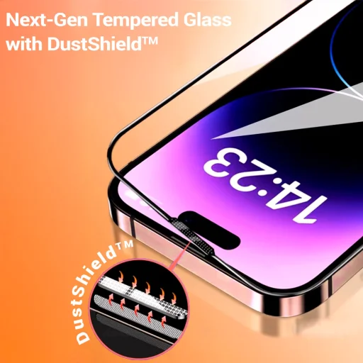 Tel Protect 10X HD Titanium üvegfólia iPhone 16-hoz (boríték) - 4