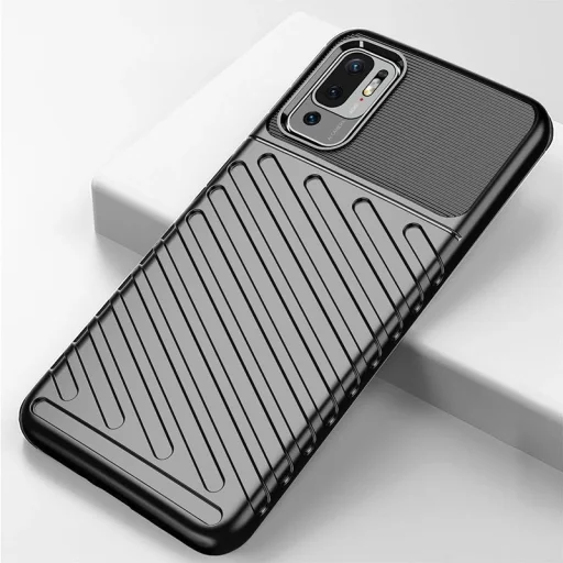 Thunder Case rugalmas, masszív tok Xiaomi Redmi Note 10 5G / Poco M3 Pro fekete tok - 13