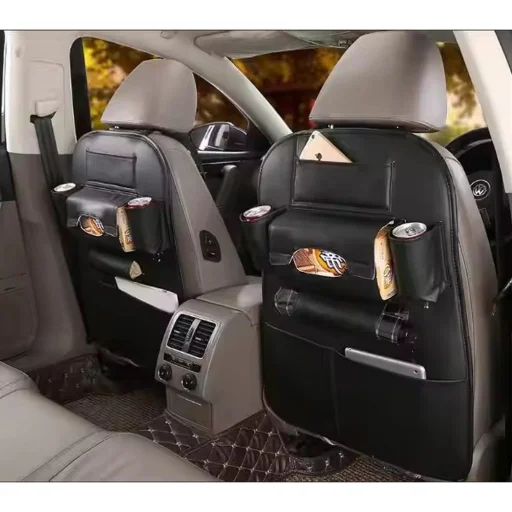 Autós szervező első ülésekhez rekeszekkel MAGIC fekete - 2