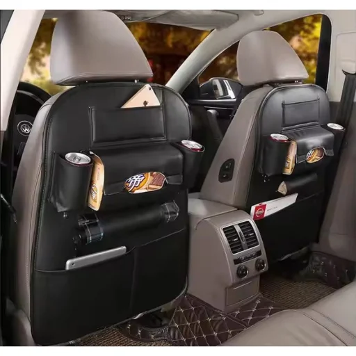 Autós szervező első ülésekhez rekeszekkel MAGIC fekete - 3