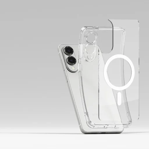 Ringke Fusion Magnetic Magsafe Galaxy S25 Edge Átlátszó tok - 5