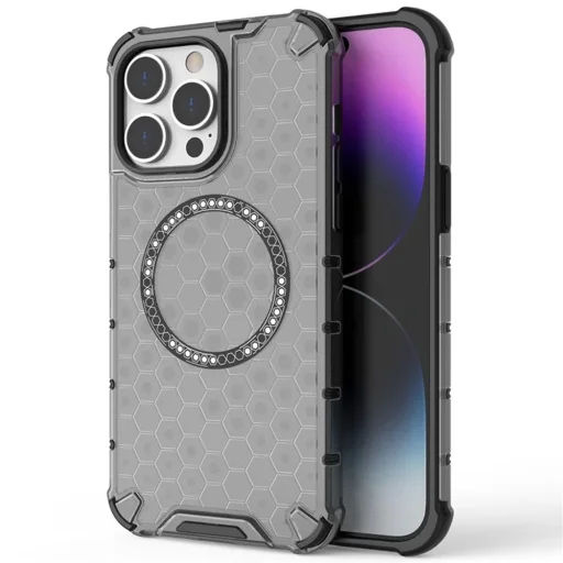  Techsuit - HoneyComb Shield MagSafe - iPhone 14 Pro - Fehér tok - 1