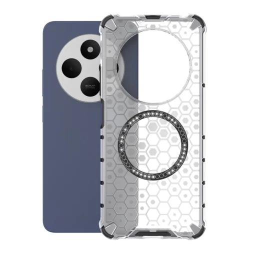  Techsuit - HoneyComb Shield MagSafe - Xiaomi Redmi 14C / Poco C75 - Fehér tok - 2