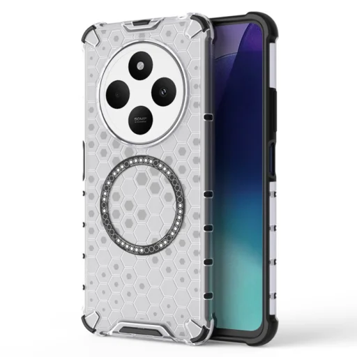  Techsuit - HoneyComb Shield MagSafe - Xiaomi Redmi 14C / Poco C75 - Fehér tok - 1