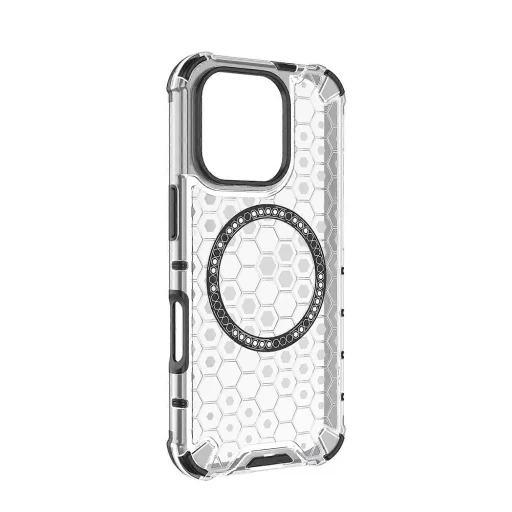  Techsuit - HoneyComb Shield MagSafe - iPhone 16 Pro Max - Fehér tok - 3
