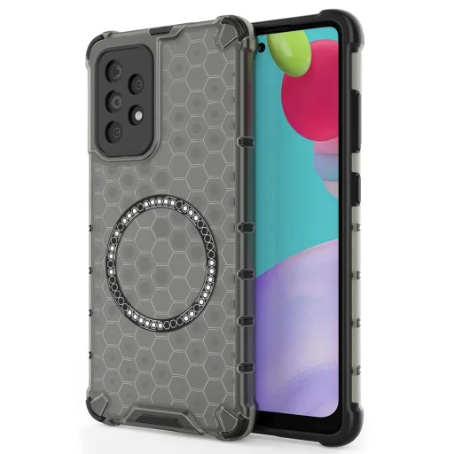  Techsuit - HoneyComb Páncél MagSafe - Samsung Galaxy A52 4G / A52 5G / A52s 5G - Fekete tok - 1