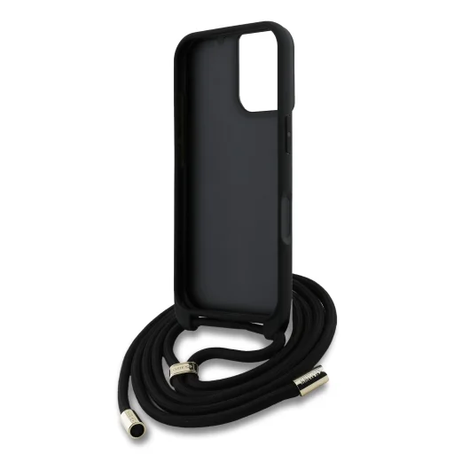  iPhone 16 Pink Guess PU 4G Metal Logo Crossbody Pántos Tok - 5