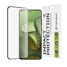  Techsuit - 111D Teljes Fedésű / Teljes Ragasztású Üveg - Motorola Edge 60 / Edge 60 Fusion - Fekete üvegfólia