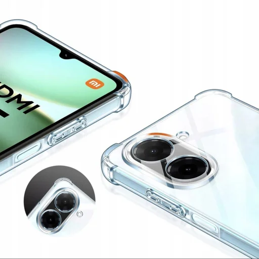 Techsuit - Ütésálló Átlátszó Szilikon - Xiaomi Redmi A5 4G - Átlátszó tok Standard verzió - 5