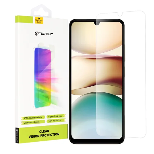  Techsuit - Tiszta Látás Üveg - Xiaomi Redmi A5 4G (173.3 x 79.4 x 8.26mm) - Átlátszó üvegfólia - 1