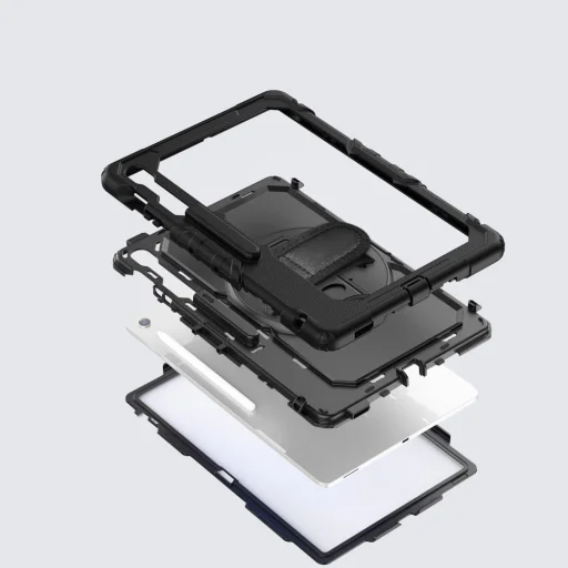 Tech-protect Solid Galaxy Tab S10 FE Plus 13.1 X620 / X626b fekete tok - 4