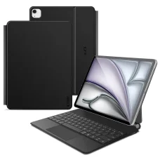 Tech-protect Smartcase Magnetic + Billentyűzet iPad Pro 12.9” 4 / 5 / 6 / 2020-2022 / Air 13” 1 / 2 / 2024-2025 Fekete tok