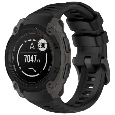  Techsuit - 22 mm-es óraszíj (W076) - Garmin Instinct E 45 mm - Fekete